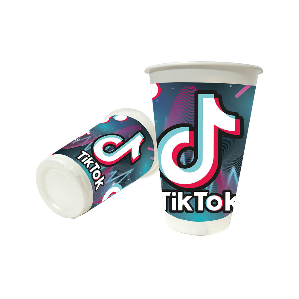 VASO TEMATICO X 12 TIK TOK 