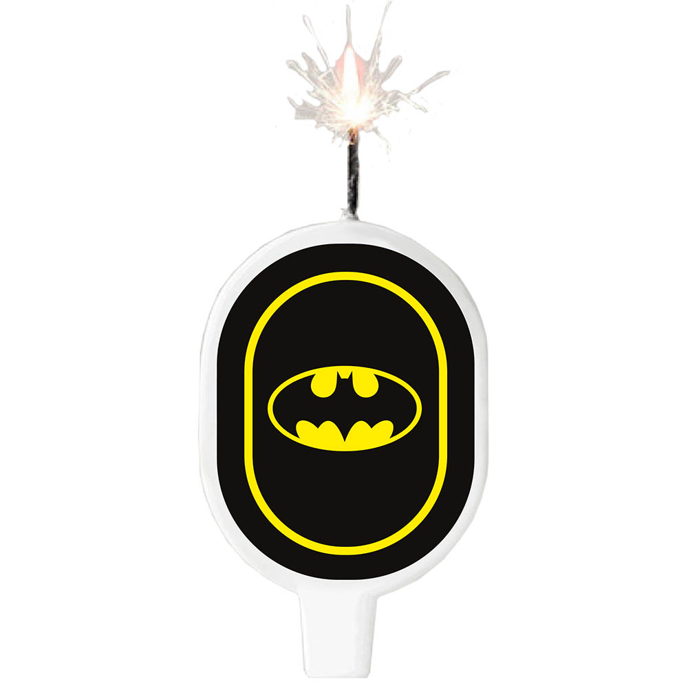 VELA SURTI TEMATICA BATMAN ESCUDO 