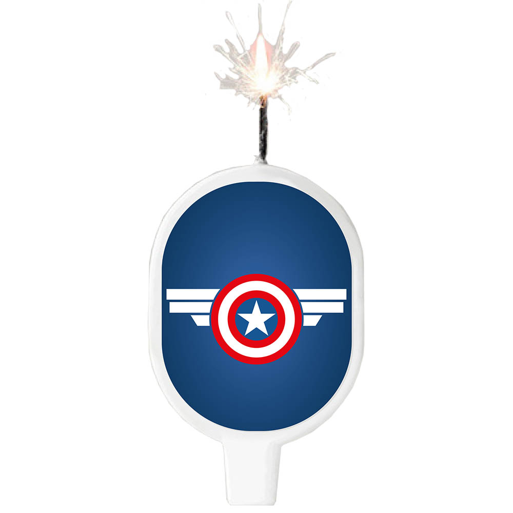 VELA SURTI TEMATICA CAPITAN ESCUDO 