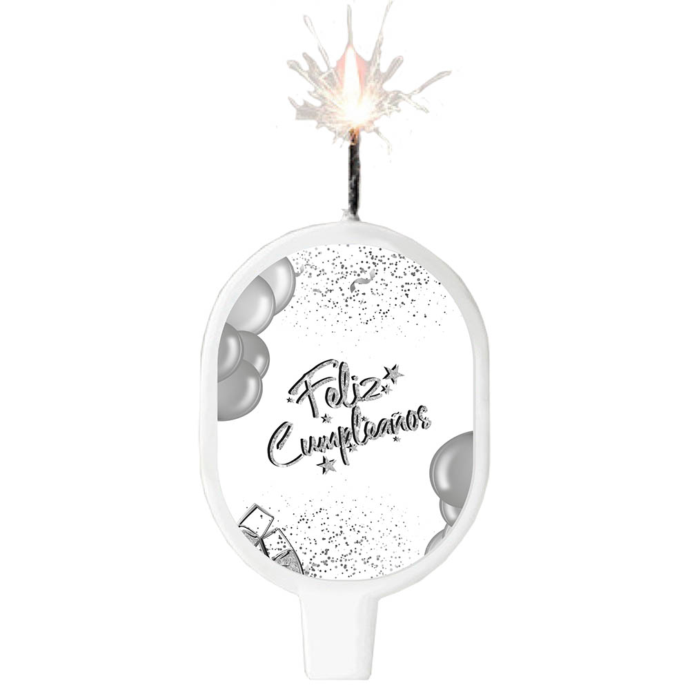 VELA SURTI TEMATICA FELIZ CUMPLE F-B-P