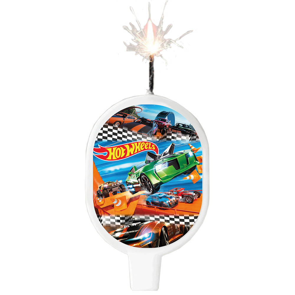 VELA SURTI INFANTIL HOT WEELS 