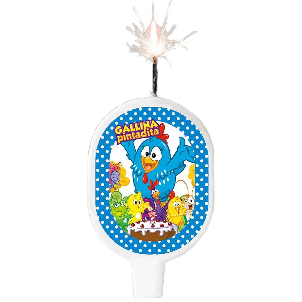 VELA SURTI INFANTIL LA GALLINA PINTADITA 