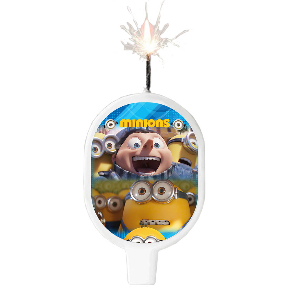 VELA SURTI INFANTIL MINIONS 