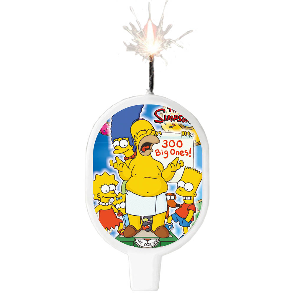 VELA SURTI INFANTIL SIMPSONS 