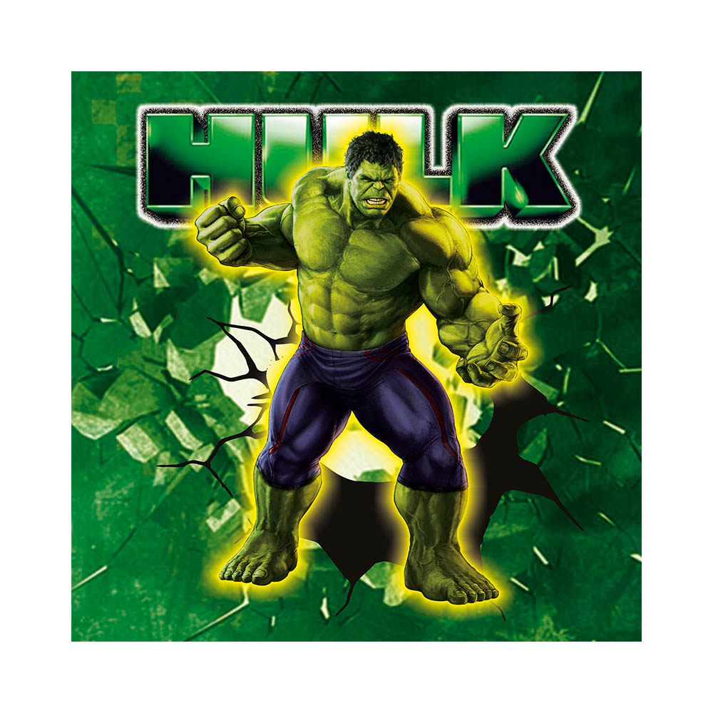 SERVILLETA X15 HULK ESCUDO 