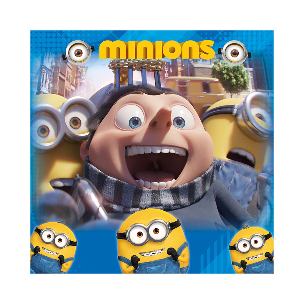 SERVILLETA X15 MINIONS 