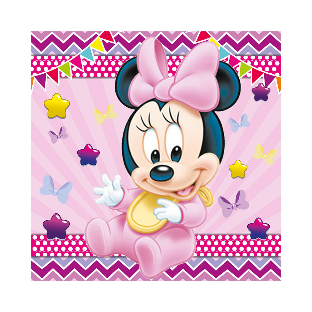 SERVILLETA X15 MINNIE BEBE 