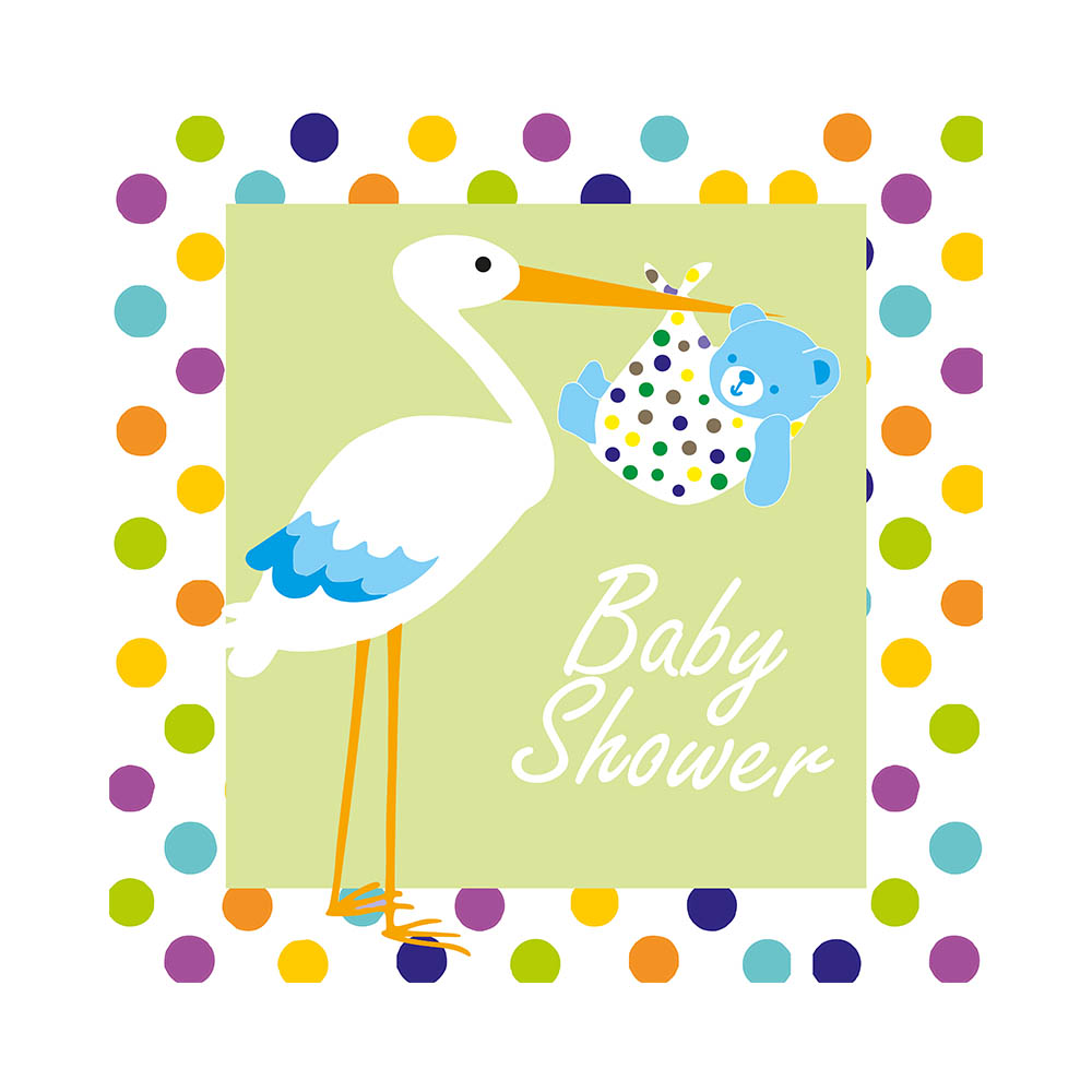 SERVILLETA X15 SHOWER CIGUENA VERDE