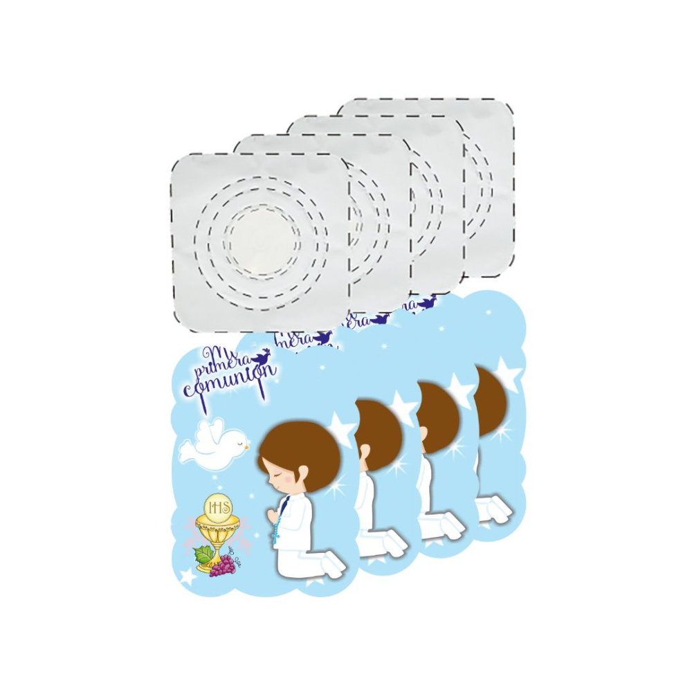 FESTON TEMATICO P/COMUNION AZUL