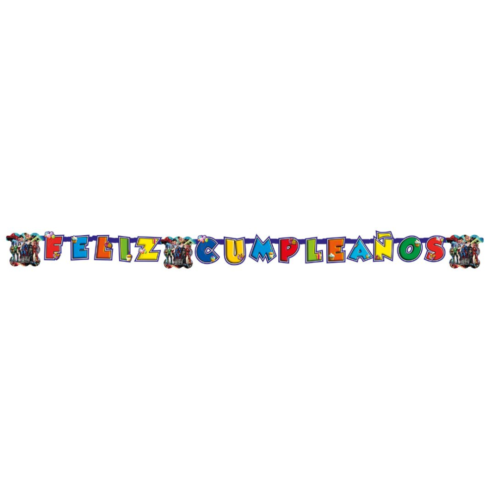 GUIRNALDA INFANTIL LIGA DE LA JUSTICIA 