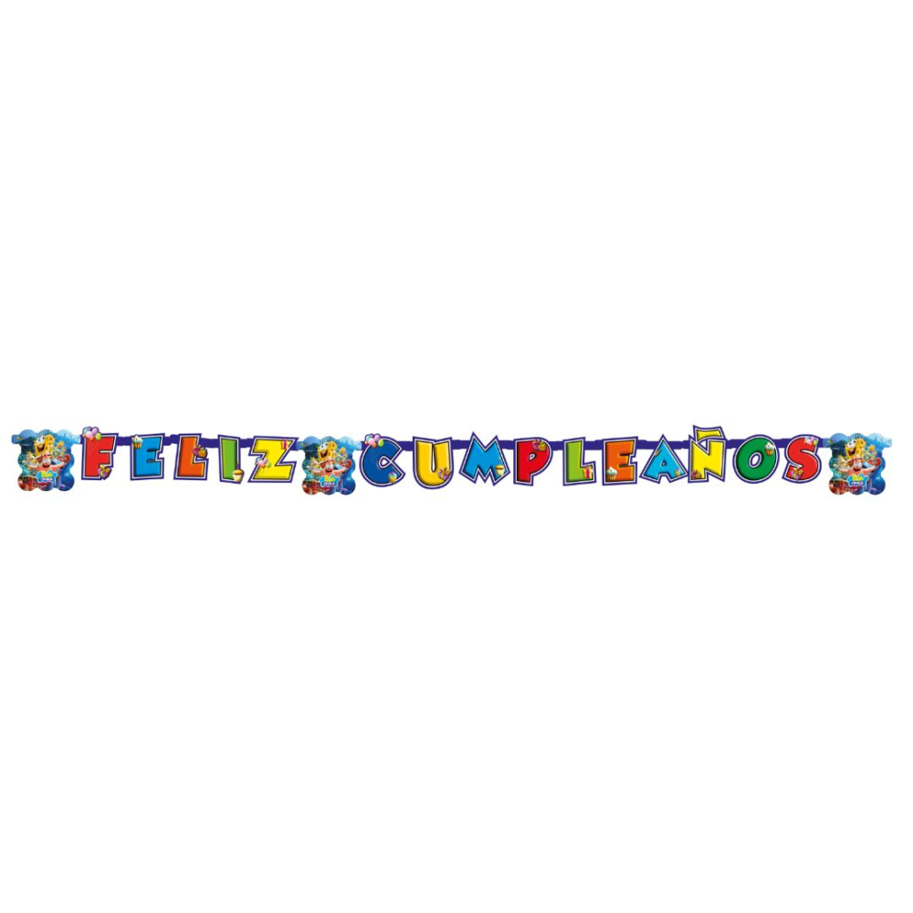 GUIRNALDA INFANTIL BOB ESPONJA 