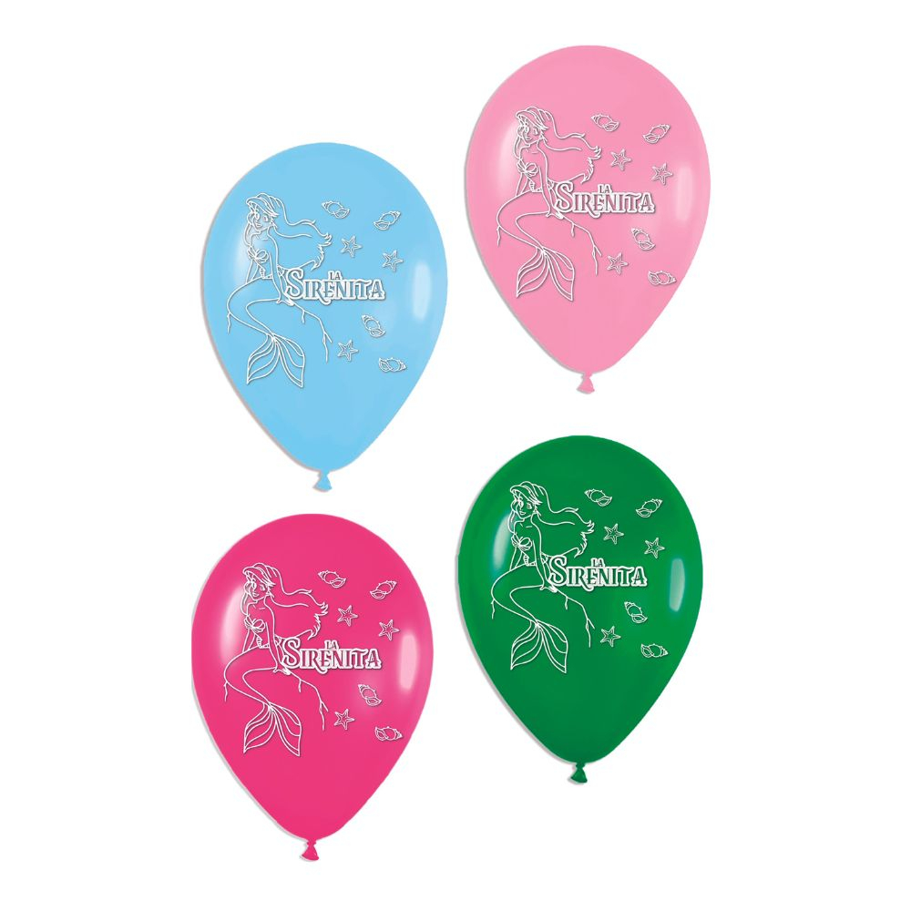 GLOBO MOTIVO INFANTIL SIRENITA 