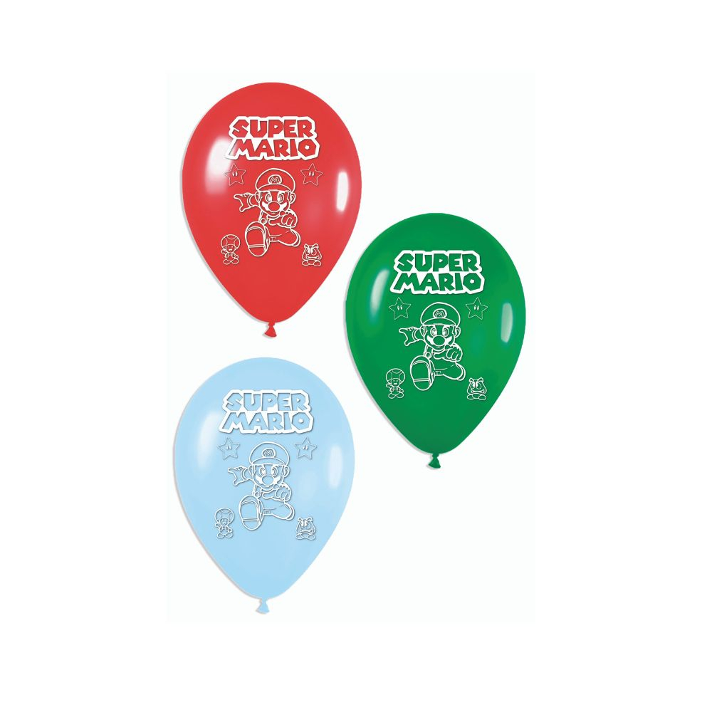 GLOBO MOTIVO INFANTIL MARIO BROSS 