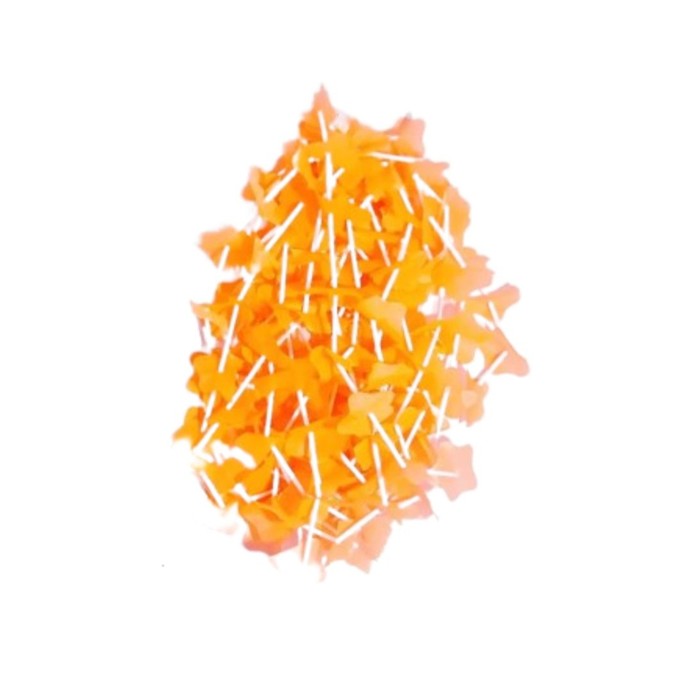 COLLAR TELA X12  NARANJA NEON