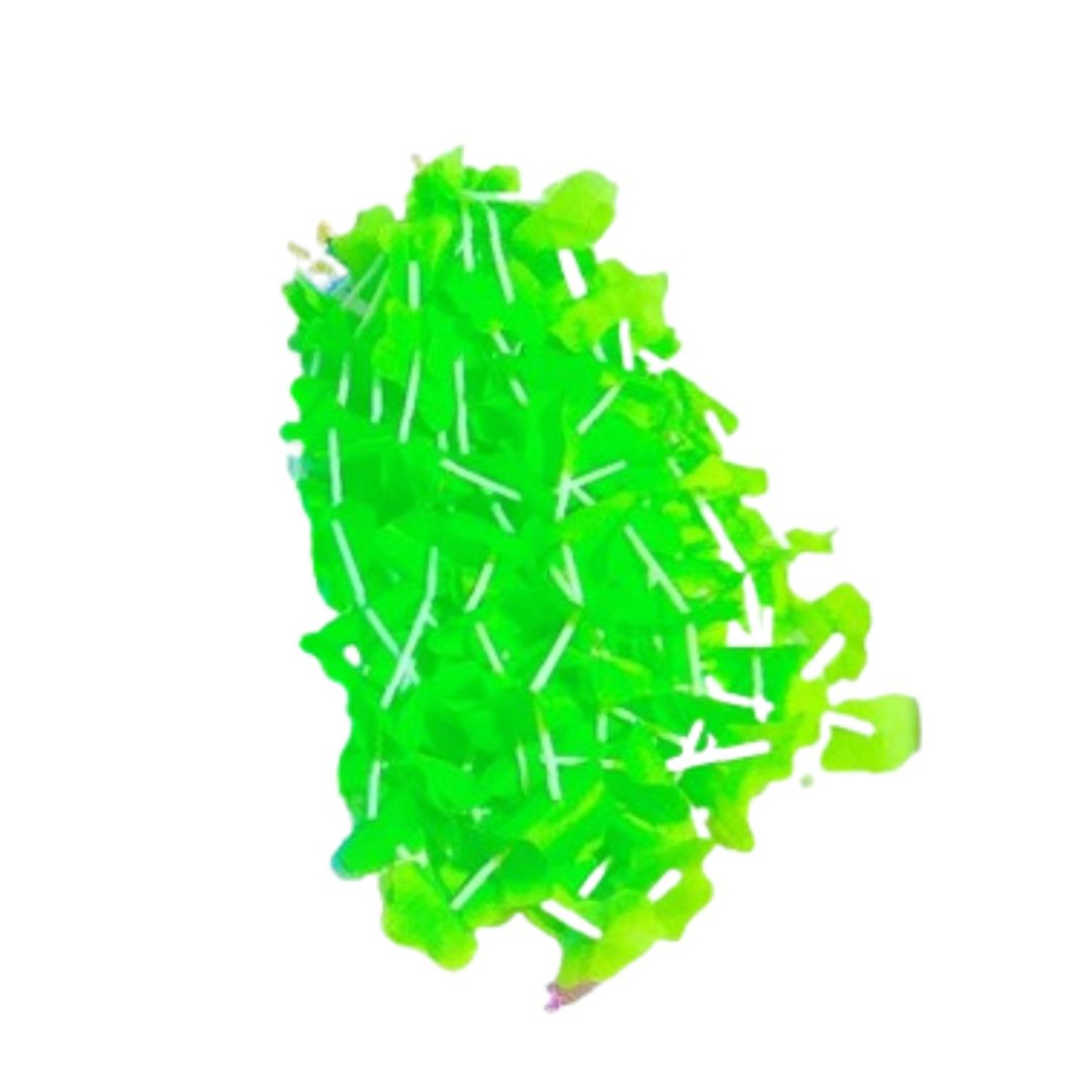 COLLAR TELA X12  VERDE NEON