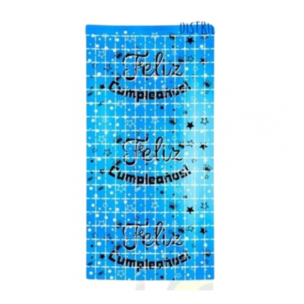 CORTINA ESTAMPADA  AZUL