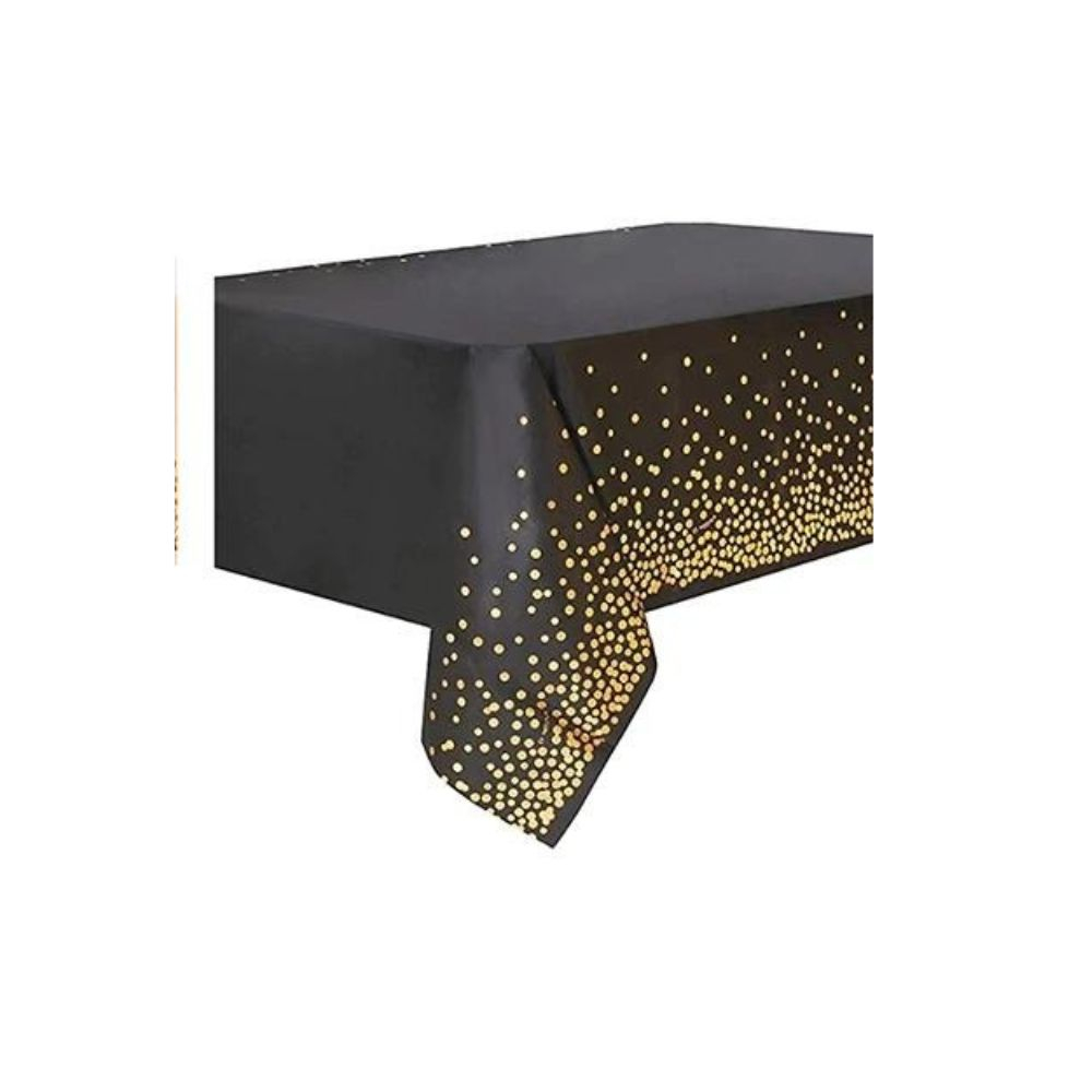 MANTEL METAL POLKA  NEGRO