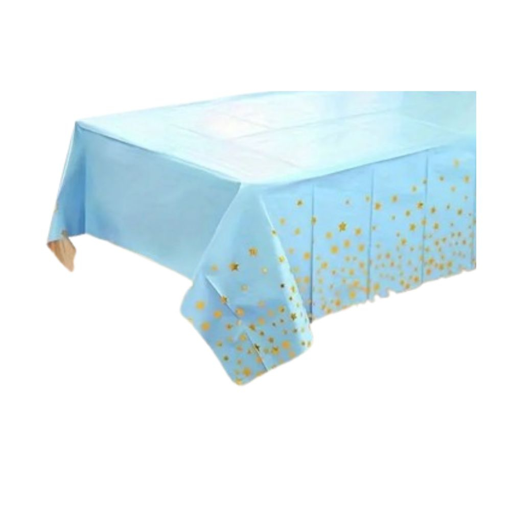 MANTEL METAL ESTRELLAS  AZUL