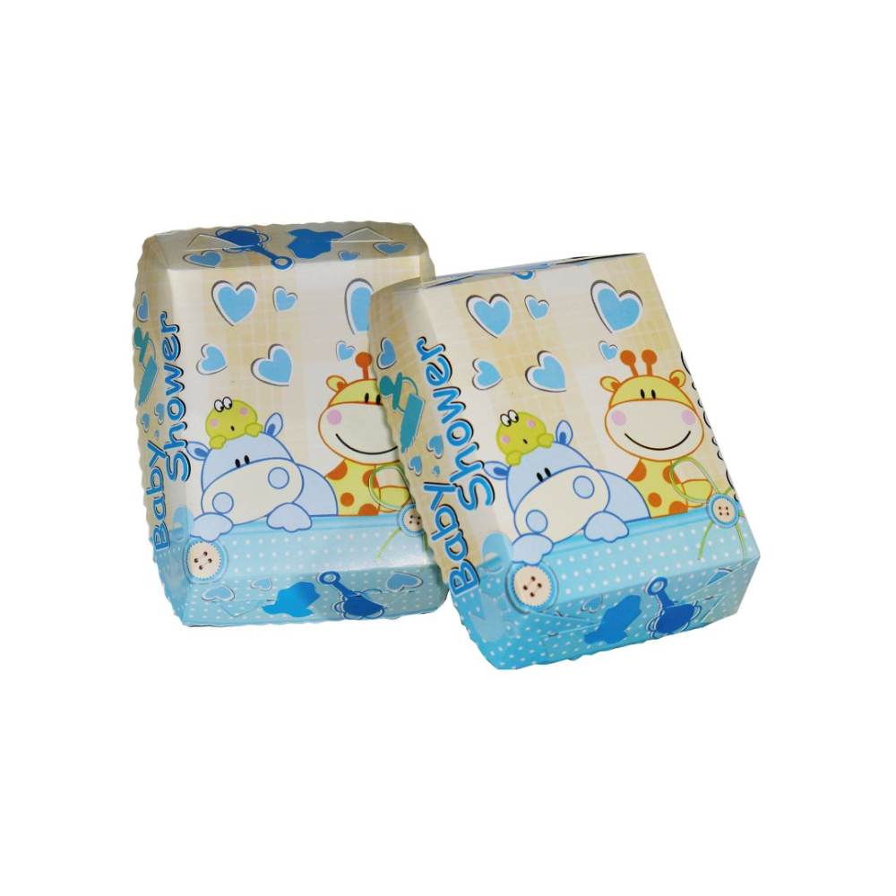 BANDEJA TEMATICO X 12 SHOWER NIÑO AZUL