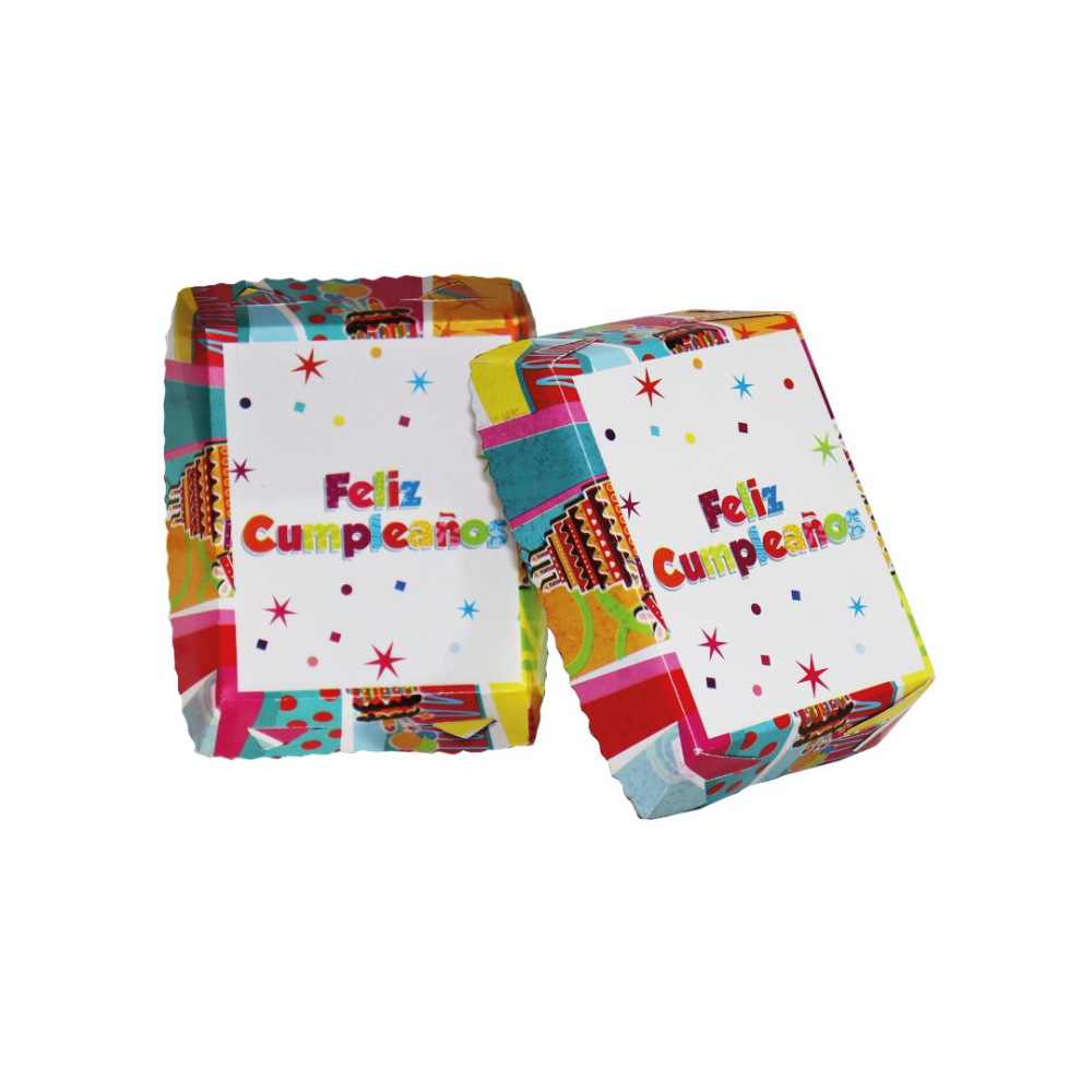 BANDEJA TEMATICO X 12 FELIZ CUMPLEANOS 