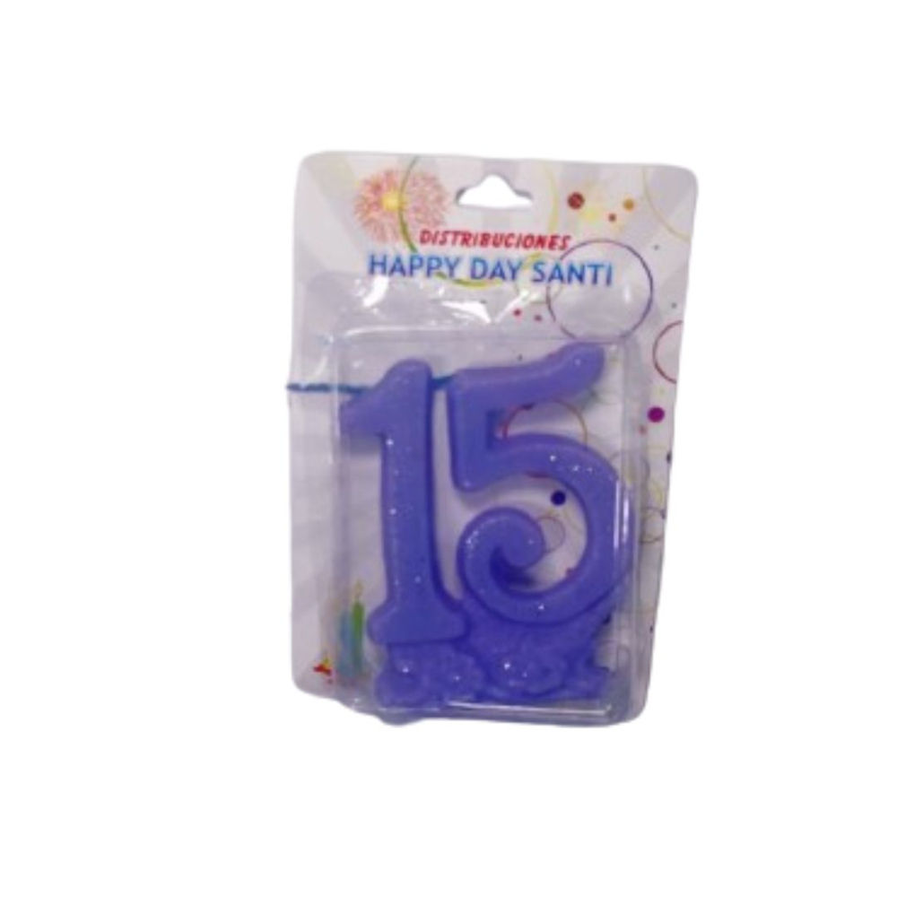 VELA 15 ANOS-25 ANOS-50 ANOS 15 AÑOS LILA