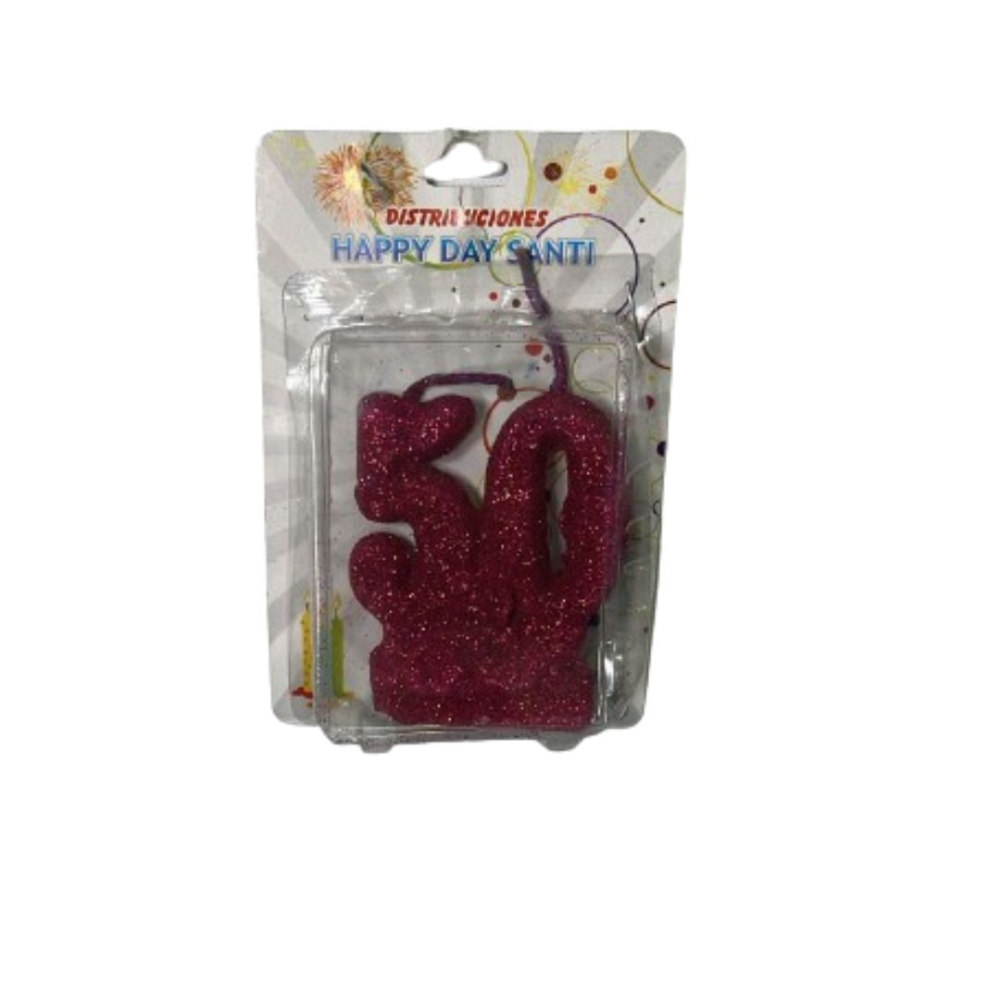 VELA 15 ANOS-25 ANOS-50 ANOS 50 AÑOS FUCSIA