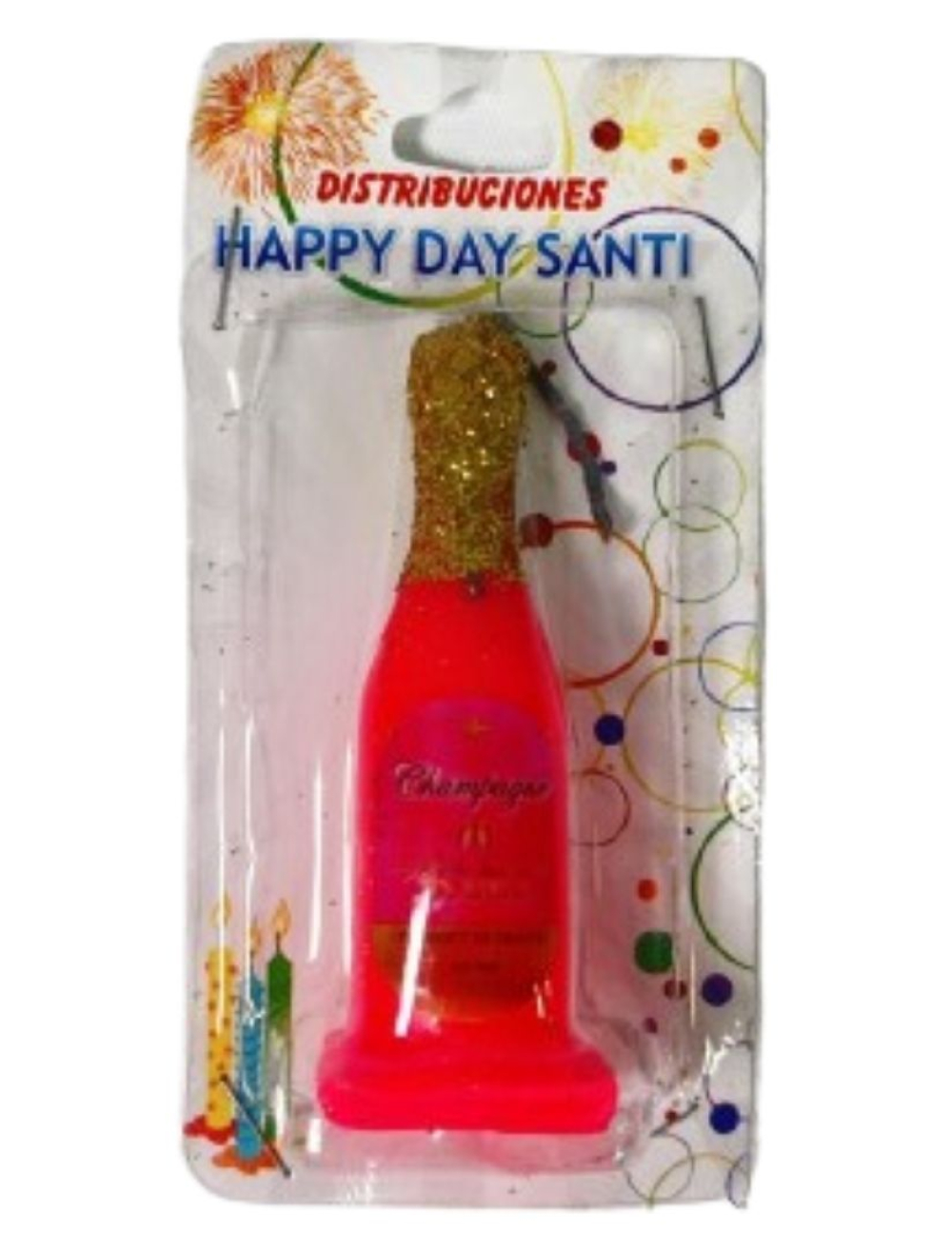 VELA BOTELLA CHAMPAGNE 