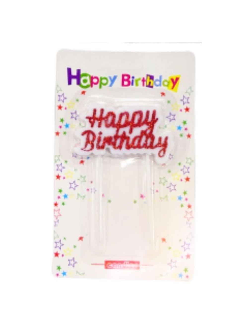 VELA BLOQUE HAPY BIRTHDAY   ROJO