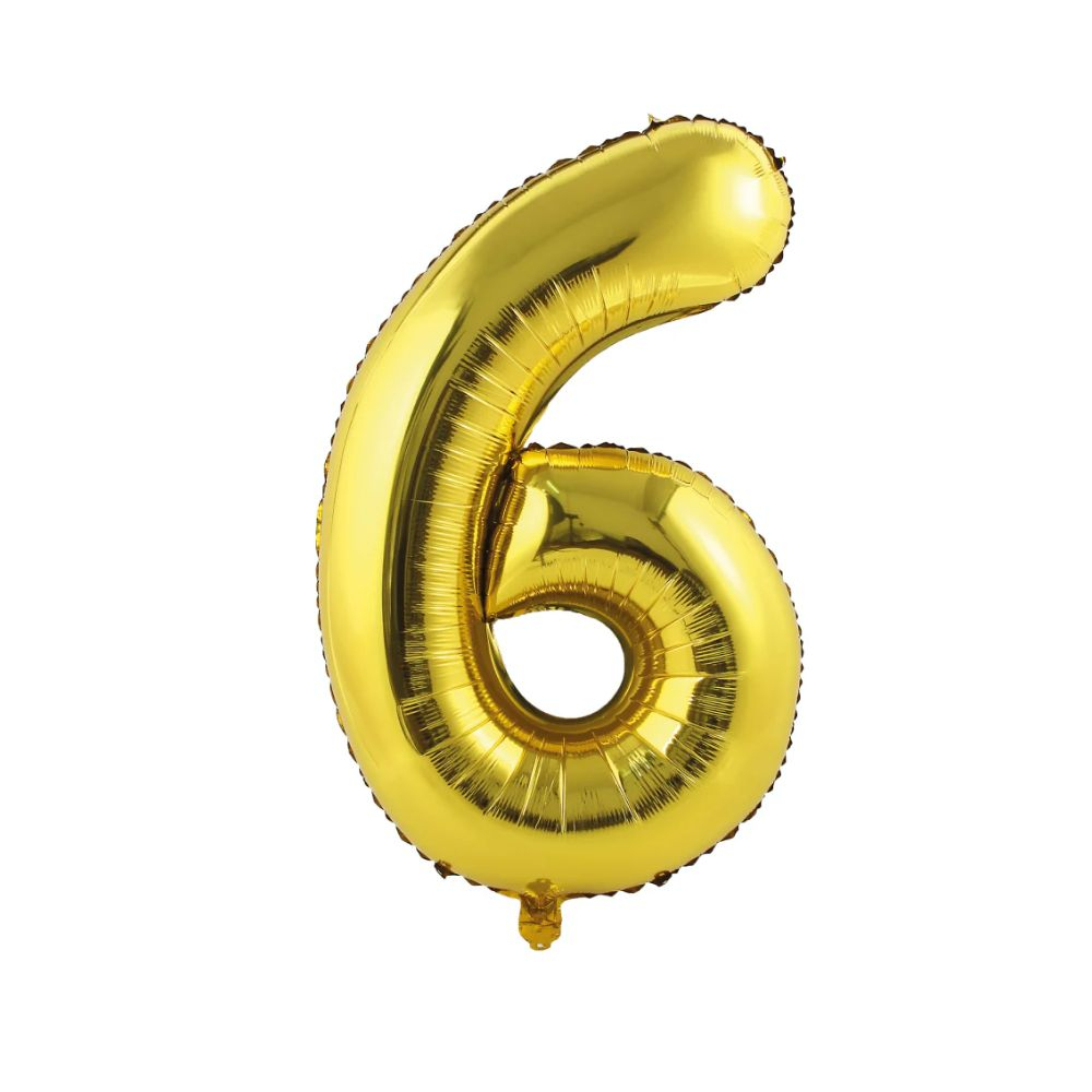 GLOBO METAL 16P #6 DORADO