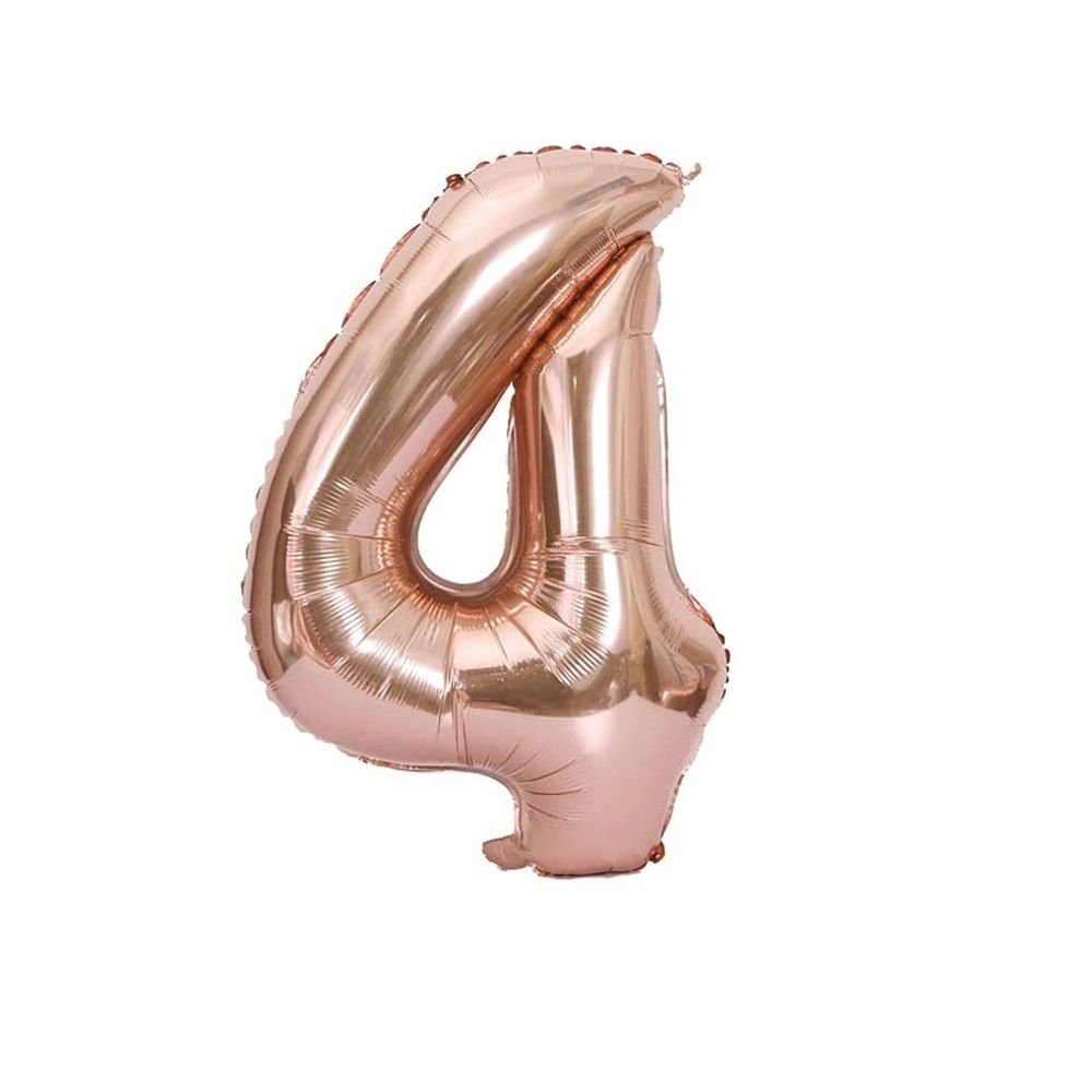 GLOBO METAL 16P #4 ORO ROSA