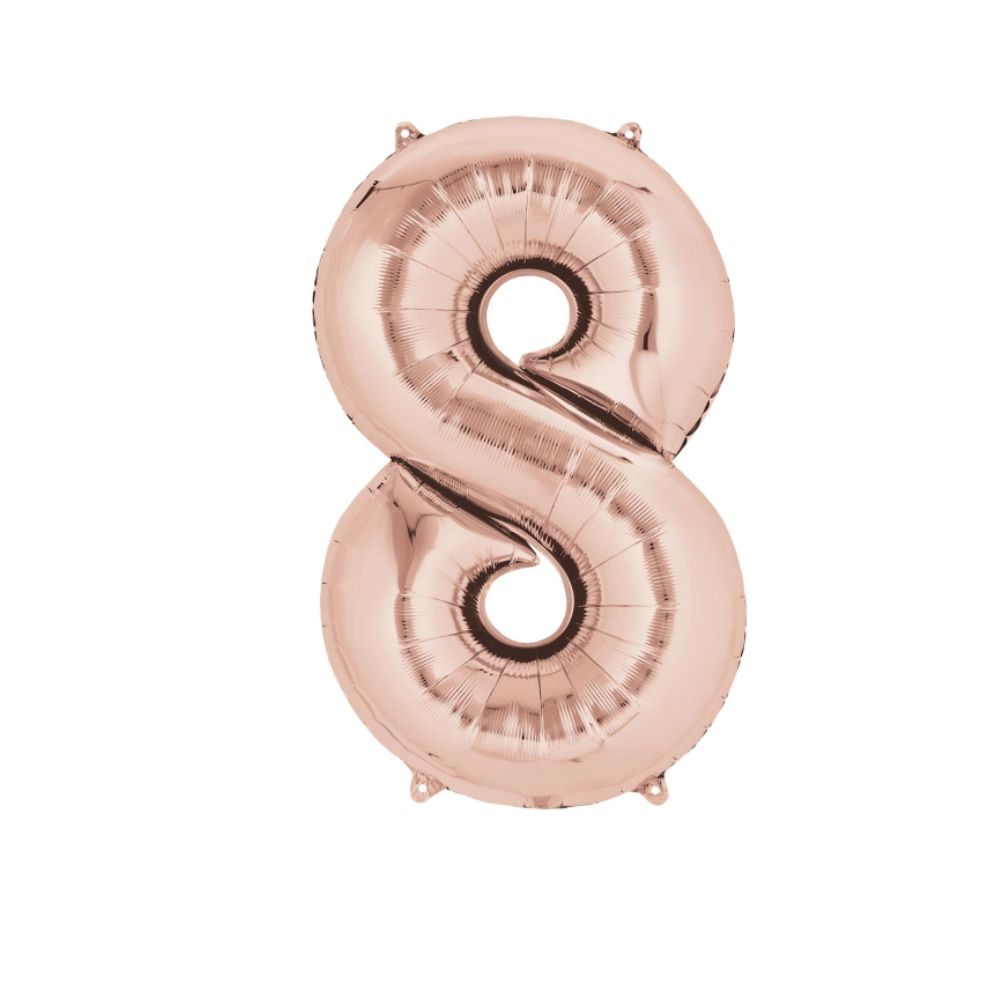 GLOBO METAL 16P #8 ORO ROSA