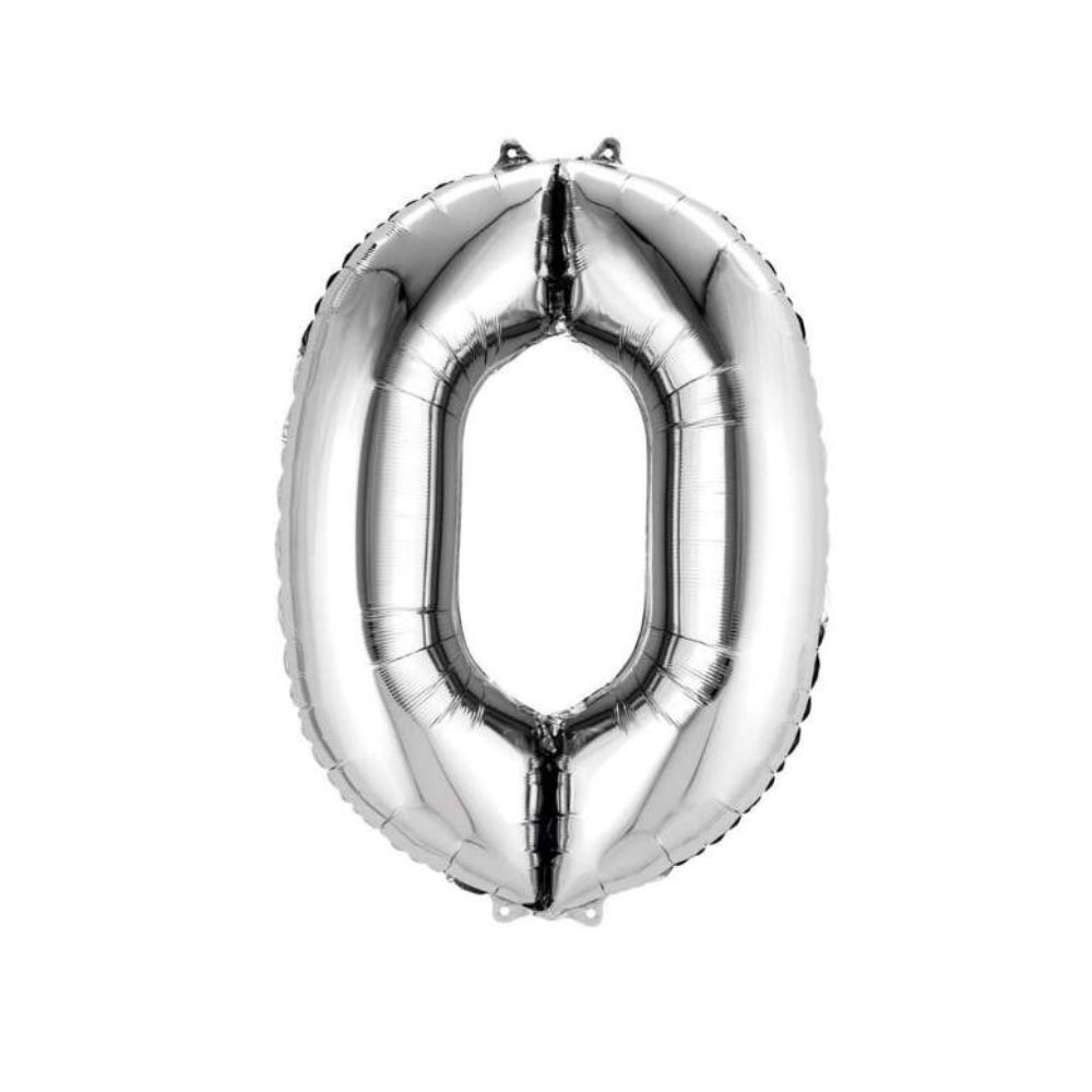 GLOBO METAL 16P #0 PLATEADO