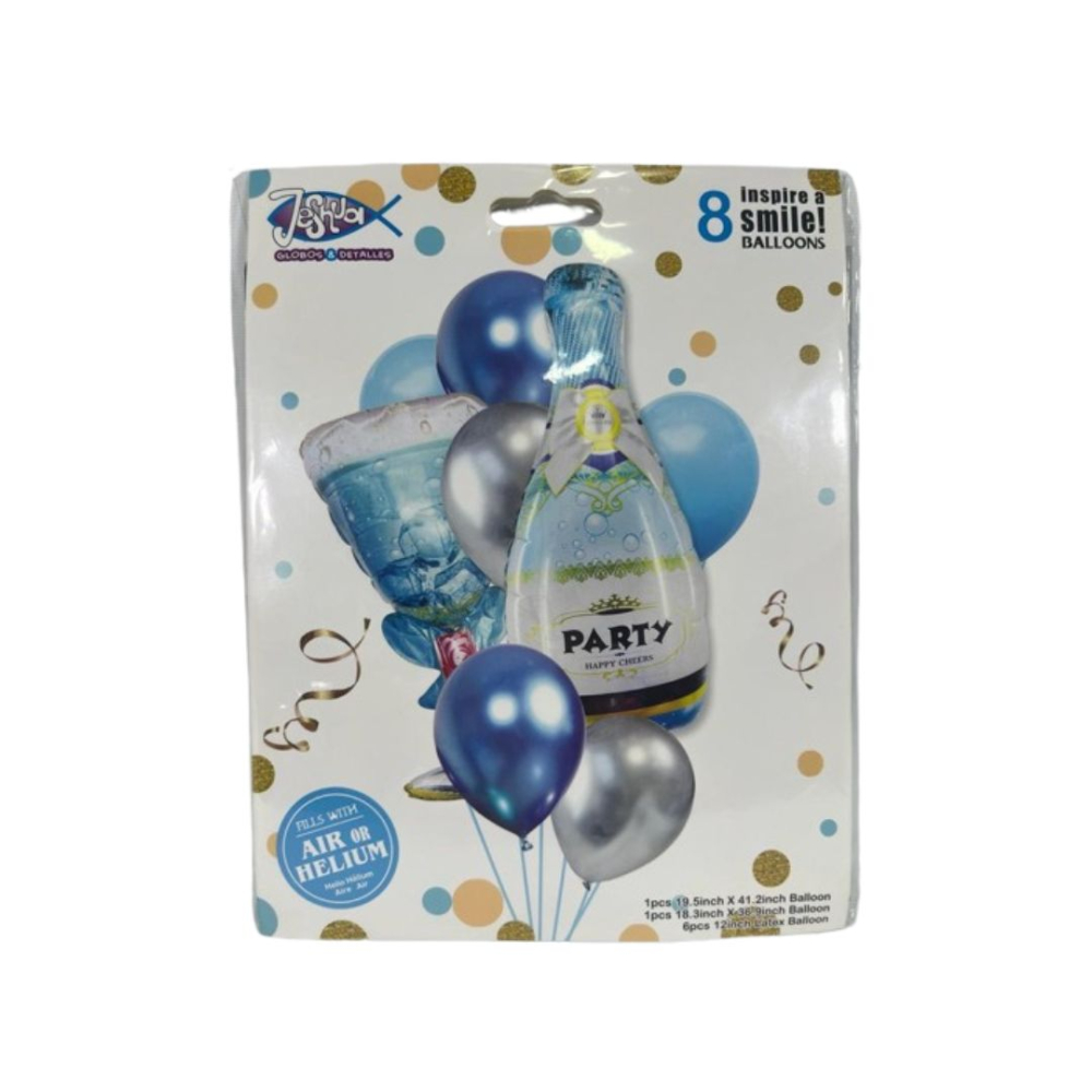 BOUQUET CHAMPAGNA  AZUL