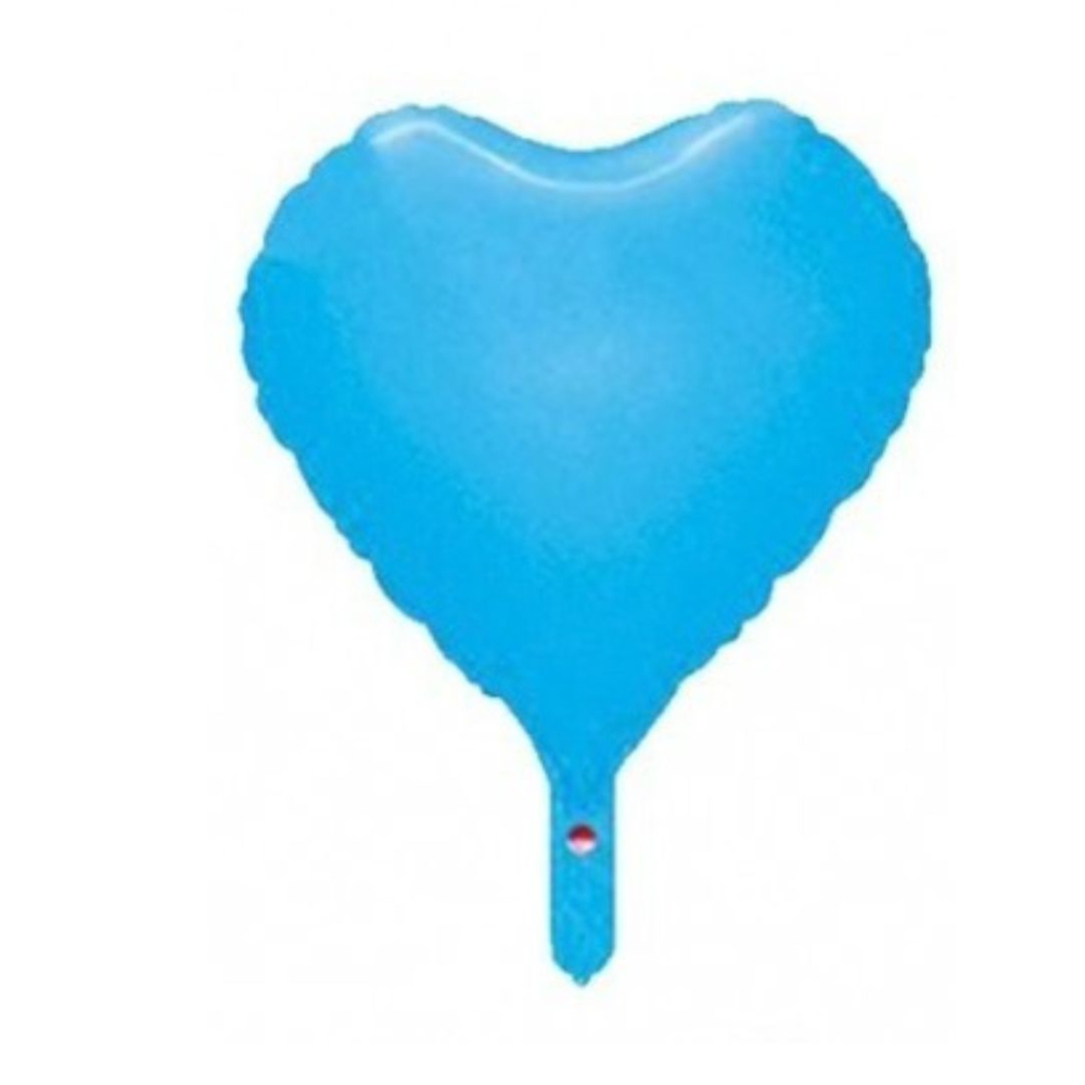 GLOBO NEON 18 CORAZON  AZUL