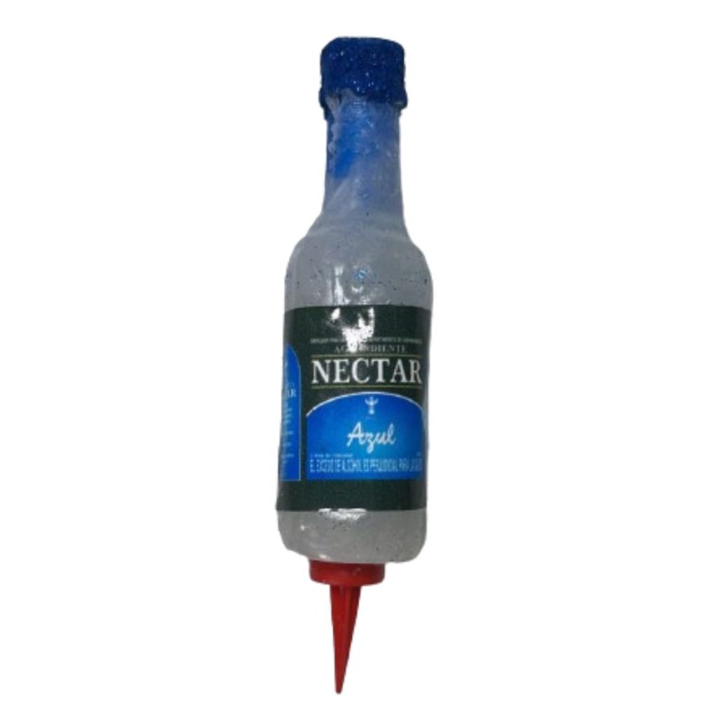 VELA BOTELLA VOLCAN   NECTAR AZUL