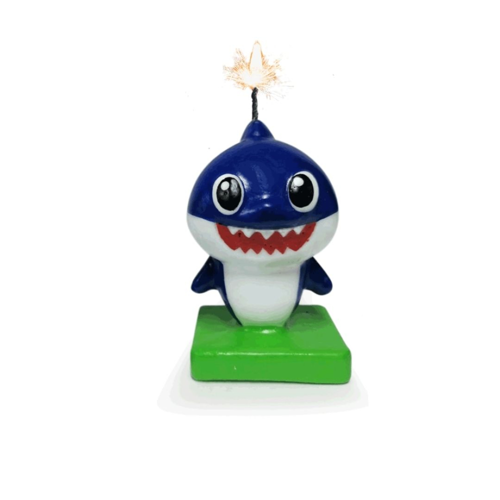 VELA SPLENDOR INFANTIL BABY SHARK AZUL