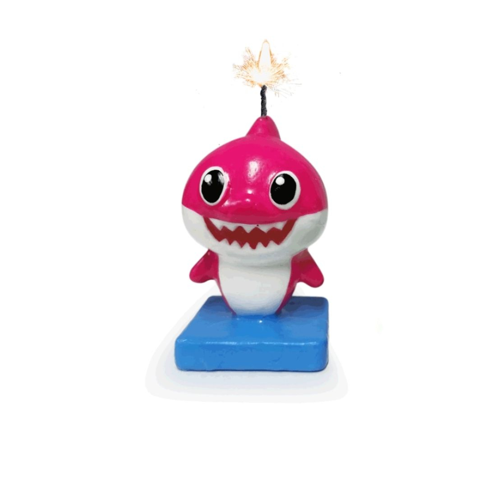 VELA SPLENDOR INFANTIL BABY SHARK FUCSIA