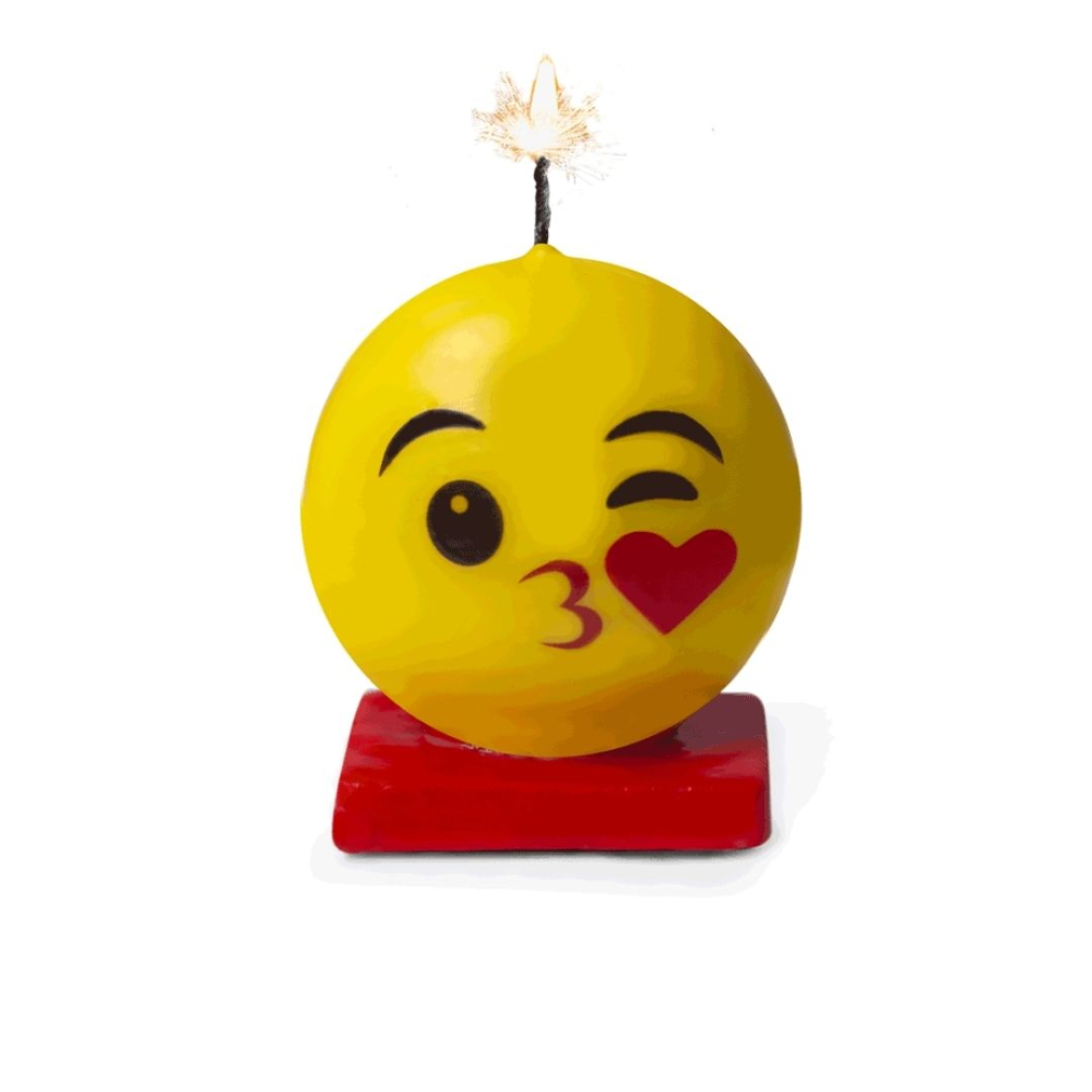 VELA SPLENDOR TEMATICA EMOTICONES BESO