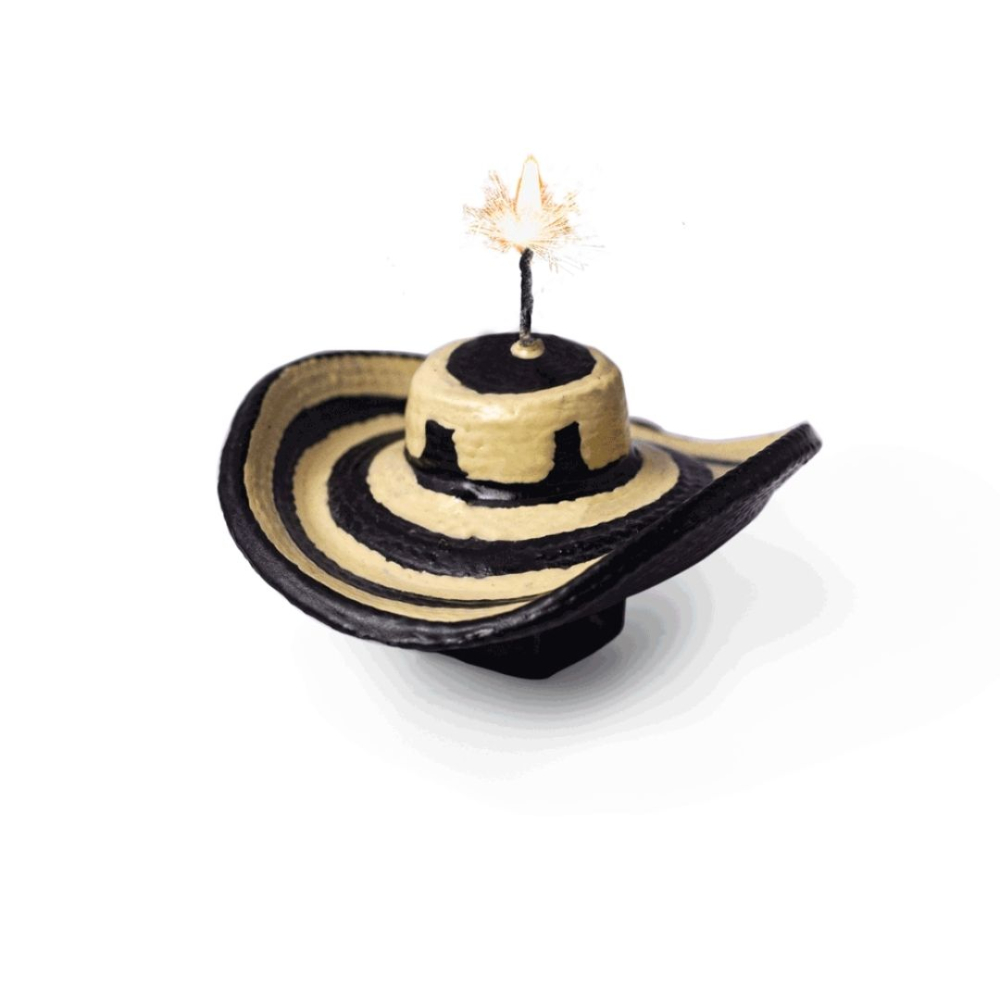 VELA SPLENDOR TEMATICA PARRANDA SOMBRERO