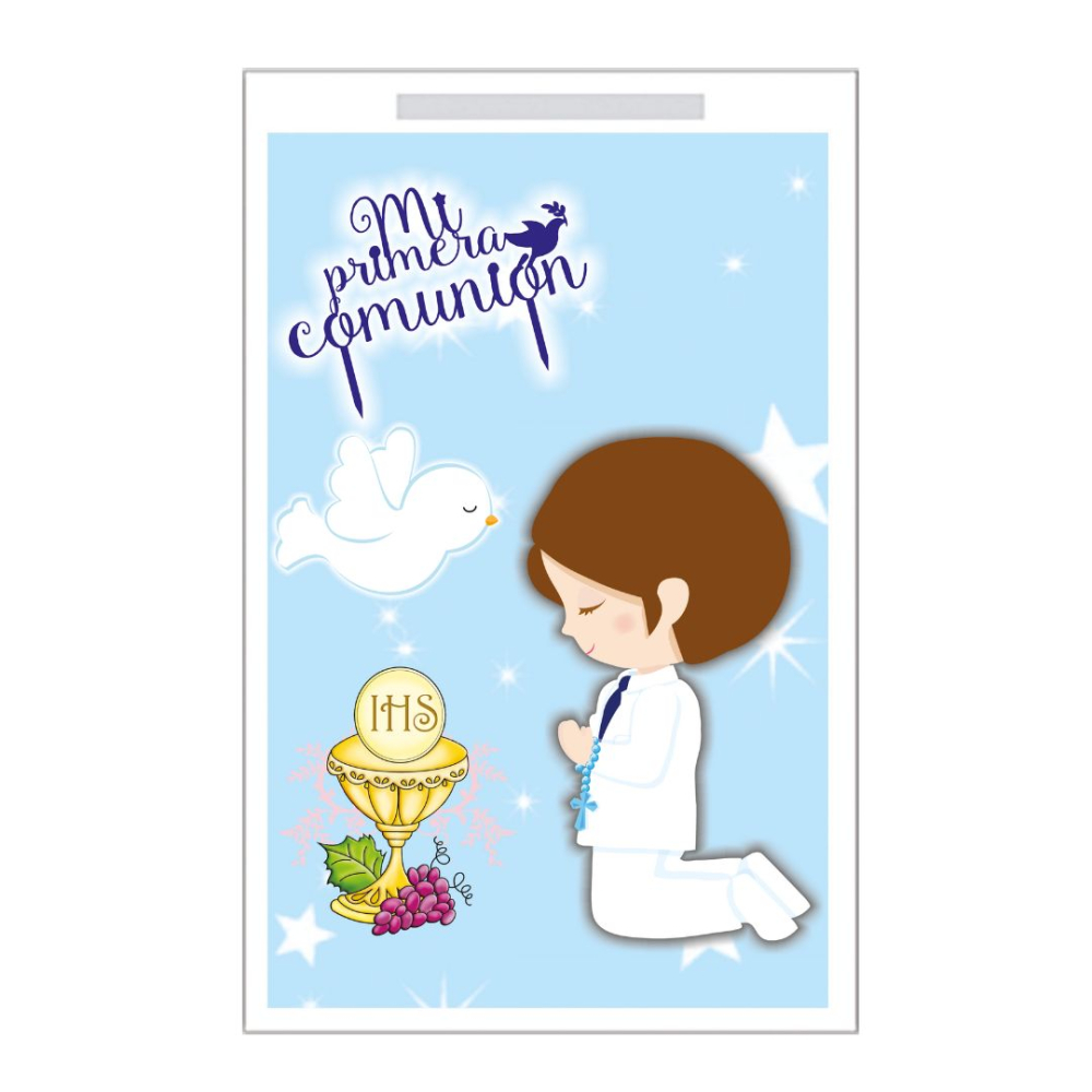 BOLSA X 20 P/COMUNION AZUL