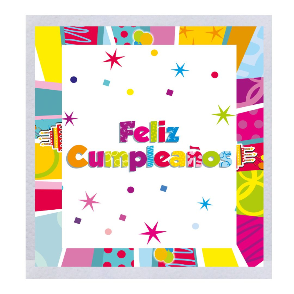 SERVILLETA X15 FELIZ CUMPLEANOS 