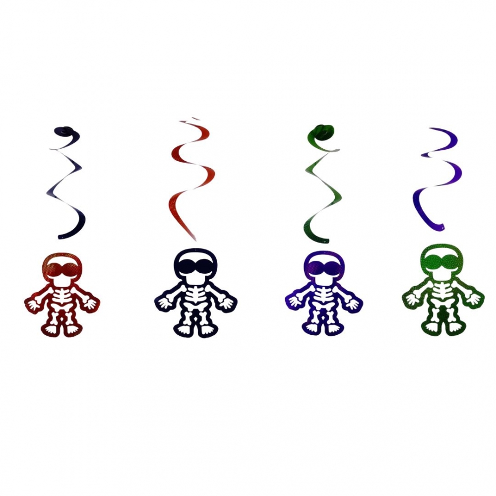 MOVIL HOLOGRAMA HALLOWEEN ESQUELETO 