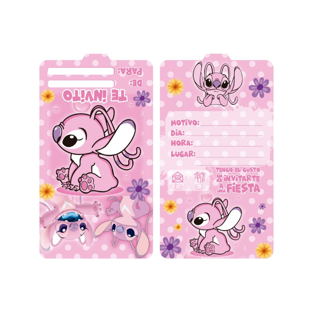 TARJETA INFANTIL X 12 ANGEL 