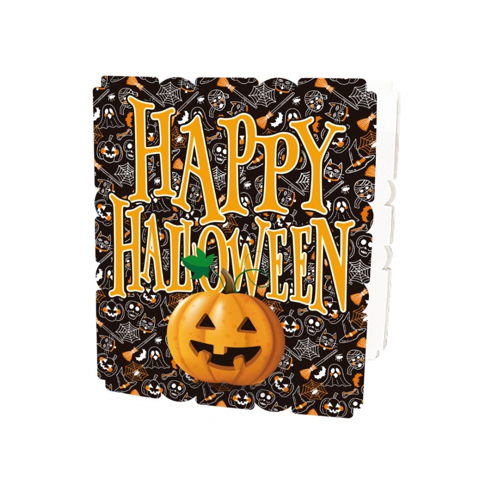 PINATA HALLOWEEN ICOPOR HAPPY HALLOWEEN CALABAZA NEGRA 
