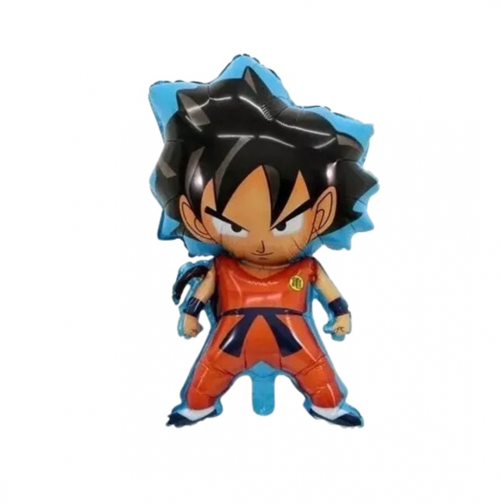 GLOBO SILUETA MEDIANO  DRAGON BALL NEGRO