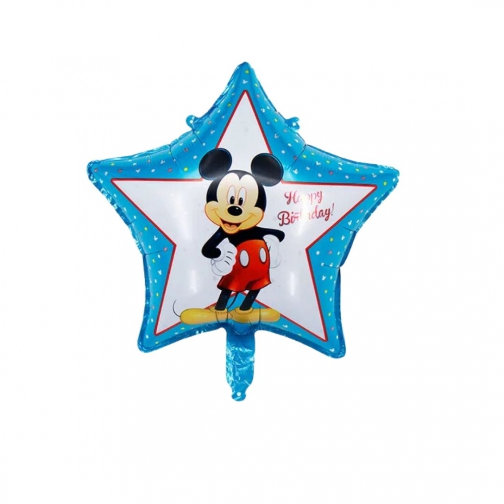 GLOBO REDONDO MICKEY  ESTRELLA AZUL
