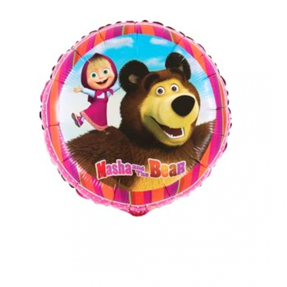 GLOBO REDONDO MASHA Y EL OSO 2