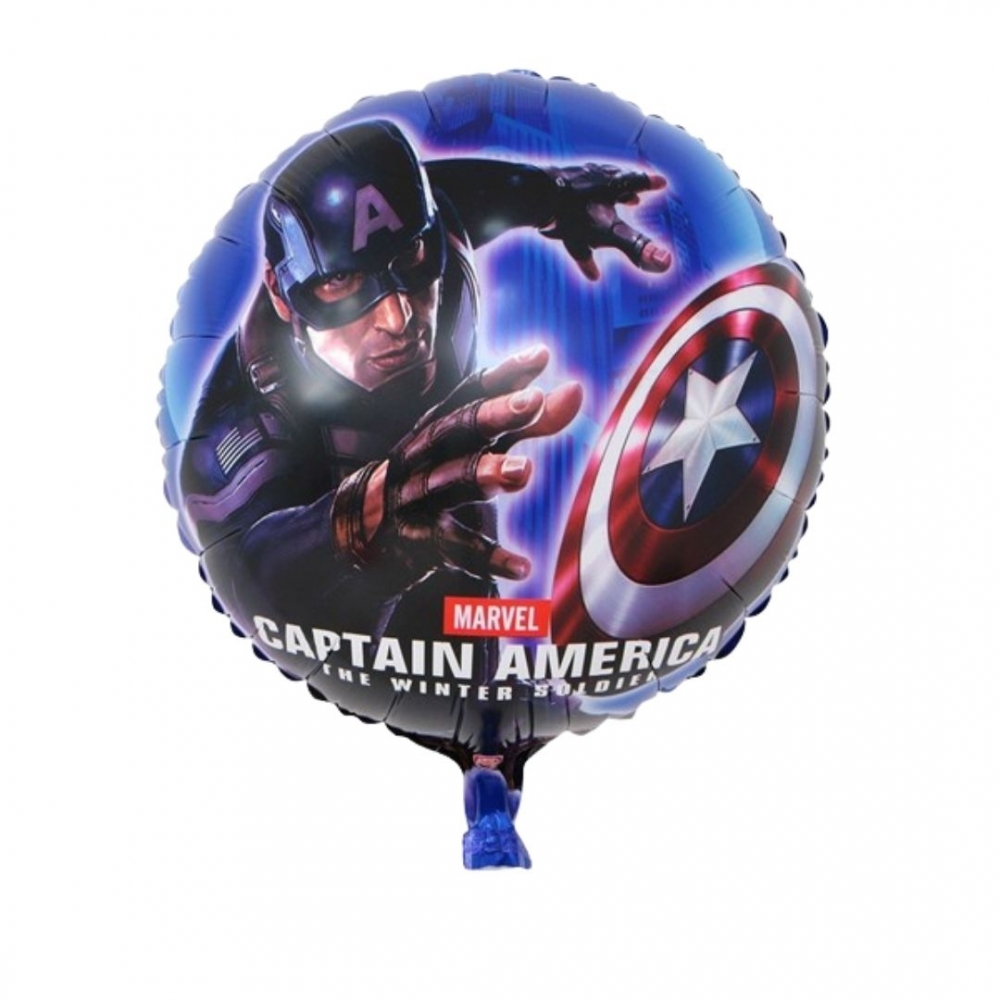 GLOBO REDONDO CAPITAN PERSONAJE AZUL