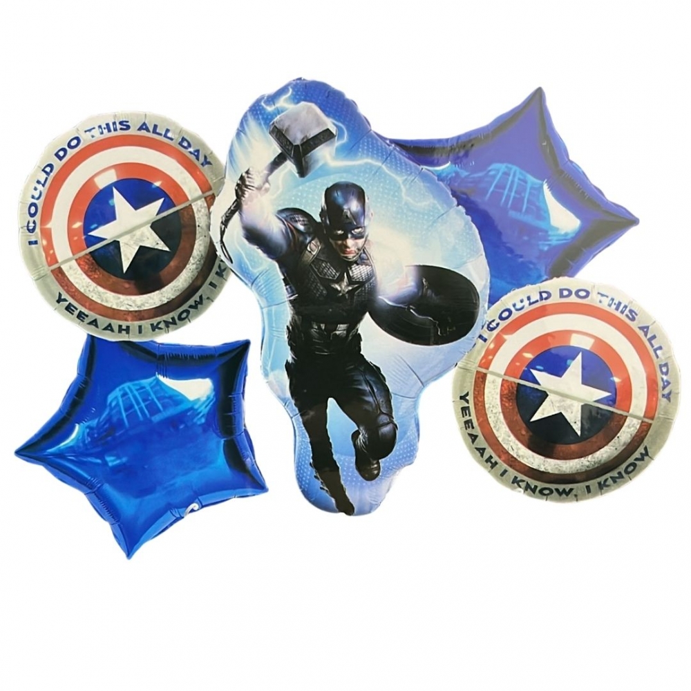 BOUQUET INFANTIL SURTI AVENGERS CAPITAN PERSONAJE MARTILLO