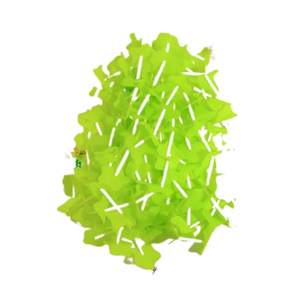 COLLAR TELA X12  AMARILLO NEÓN<br>